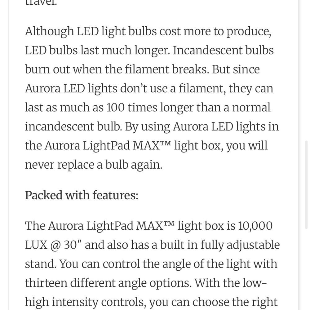Aurora light pad - Picture 11 of 11